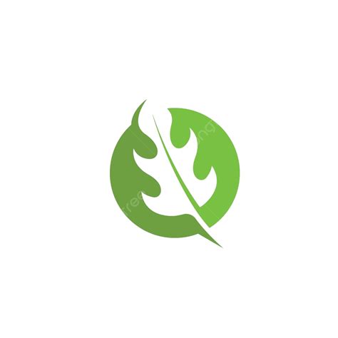 Organic Leaves Icon Vector Design Template Growth Leaves Ecology Vector