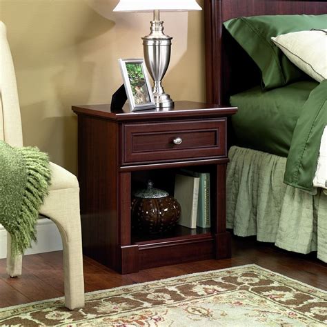 Sauder Palladia Night Stand, Select Cherry Finish