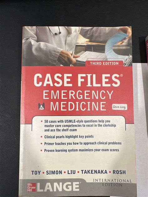 Case Files Emergency Medicine Rd Edition Hobbies Toys Books