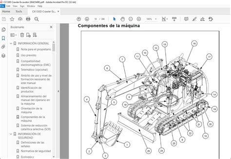 Case Cx D Excavadora De Cadenas Manual Del Operario Pdf