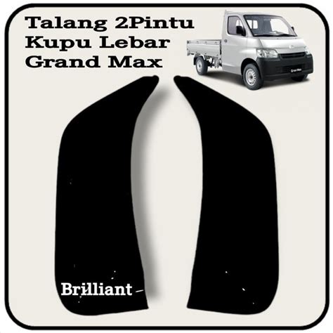 Jual Talang Air Pintu Depan Grand Max Pick Up Jumbo Hitam Lebar