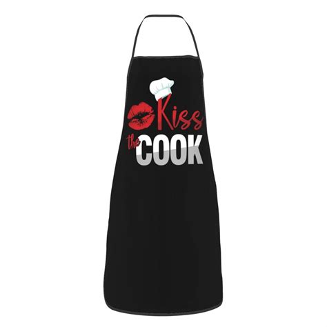 Custom Bib Kiss The Cook And Bring Him A Beer Aprons For Men Women