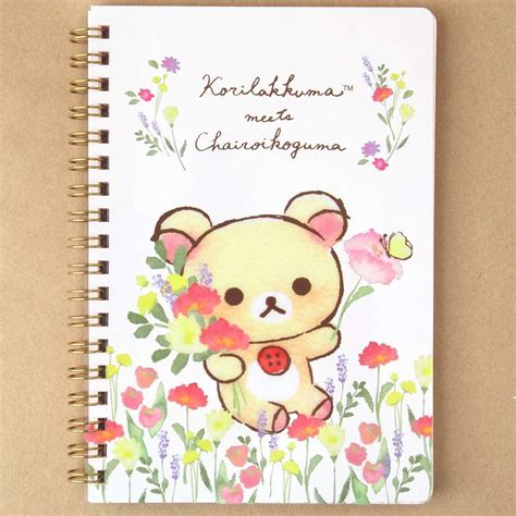 San-X ring binder notebook with cute bears - modeS4u