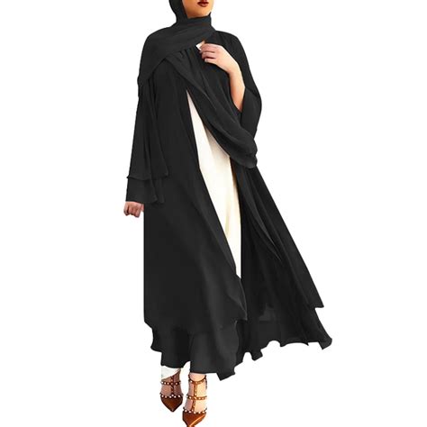 Ibtom Castle Women S Chiffon Muslim Cardigan Kaftan Middle East Arabian