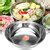 Cm Stainless Steel Twin Double Hot Pot Cookware Shabu Induction Compatible Sale Banggood