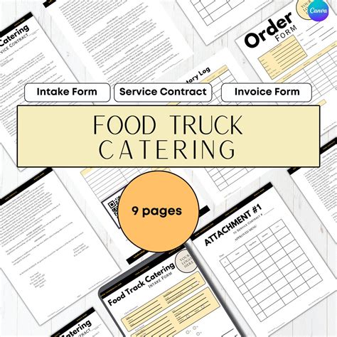 Food Truck Catering Contract Catering Business Wedding Catering