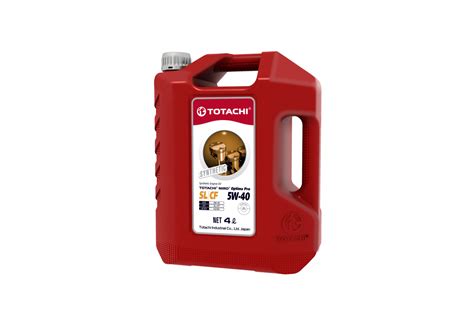 Моторное масло TOTACHI NIRO Optima PRO Synthetic 5w-40 SL/CF пласт. 4л ...