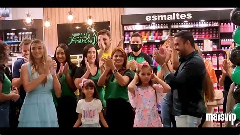 Francis Cosm Ticos Inaugurada No Shopping Vale Do A O Youtube