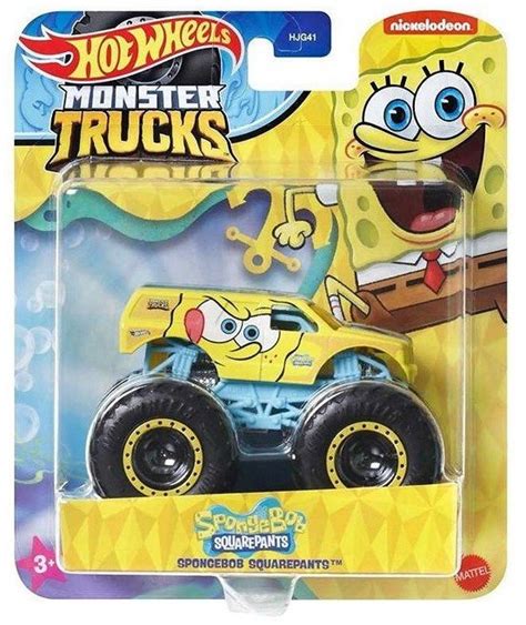 Spongebob Kanciastoporty Squarepants Auto Hot Wheels Truck Figurka Mattel Sklep Empik