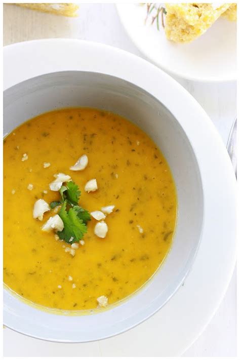 Pumpkin Macadamia And Coriander Soup Delicious Soup Coriander Soup Soup Recipes