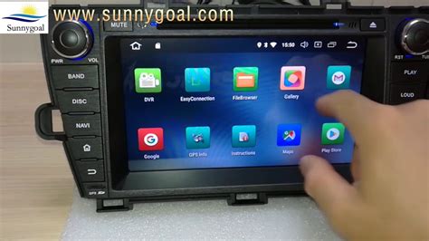 Sunnygoal Android Os Autoradio Lecteur Dvd De Voiture Pour Toyota