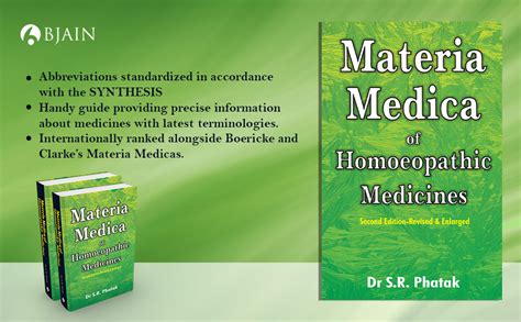 Materia Medica Of Homoeopathic Medicines Nd Edition Revised