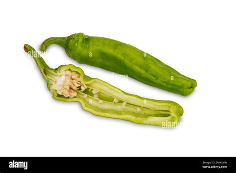 Friggitelli Tuscan Or Greek Mild Peppers Called Also Pepperoncini