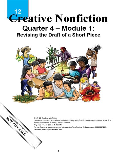 Creative Nonfiction Q4 M1 Pdf Editing Creative Nonfiction