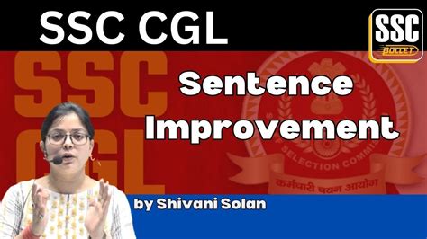 Sentence Improvement Useful For Ssc Cgl Chsl Cpo Mts Cds And Nda