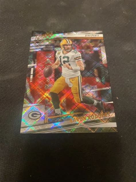 2022 PRESTIGE AARON RODGERS Xtra Points Diamond Parallel 104 Green Bay