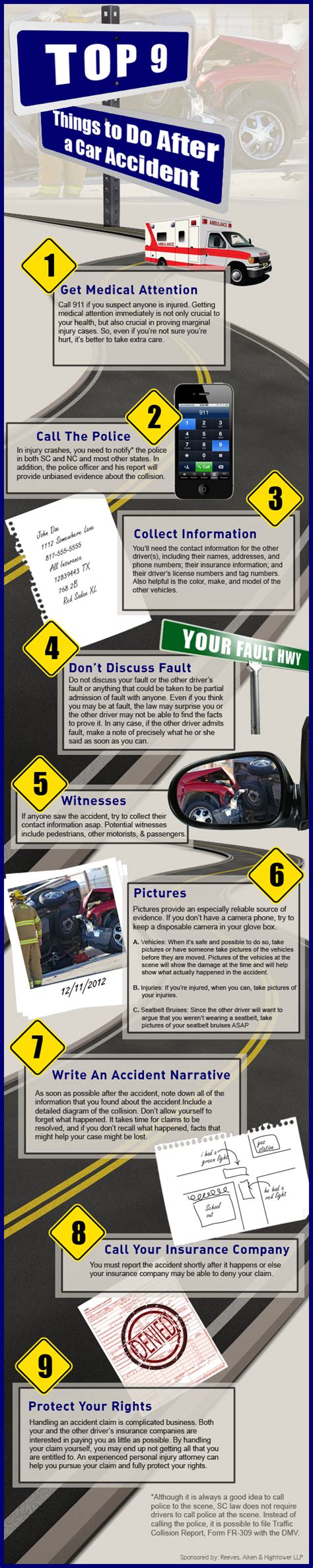 how to prepare for a car accident