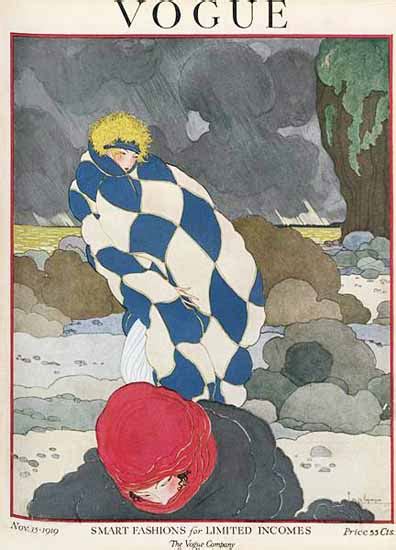 Georges Lepape Vogue Cover 1919 11 15 Copyright Sex Appeal Mad Men Art Vintage Ad Art Collection