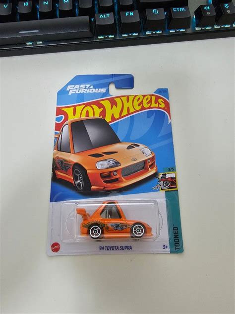 Hot Wheels Tooned Toyota Supra Hotwheels Hobbies Toys Toys Games On Carousell