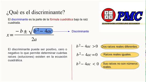 Uso Del Discriminante Youtube