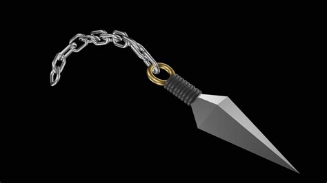 Scorpion S Classic Kunai And Chain Mortal Kombat 3D Etsy