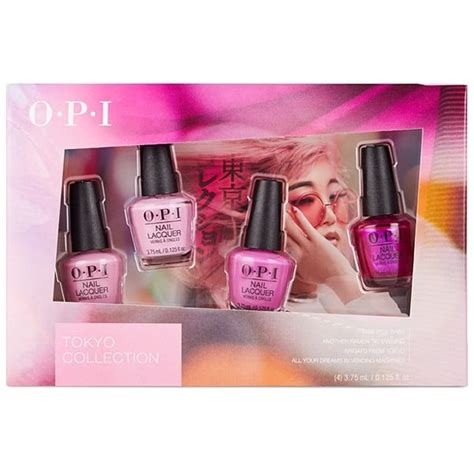 Opi Tokyo Nail Polish Collection Mini 4pcs Pack T Set Colour Zone