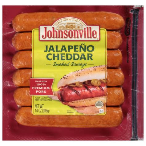 Johnsonville Smoked Sausage Jalapeno Cheddar Brookshire S