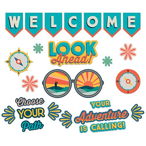 Teachersparadise Eureka Adventurer Look Ahead Welcome Bulletin Board