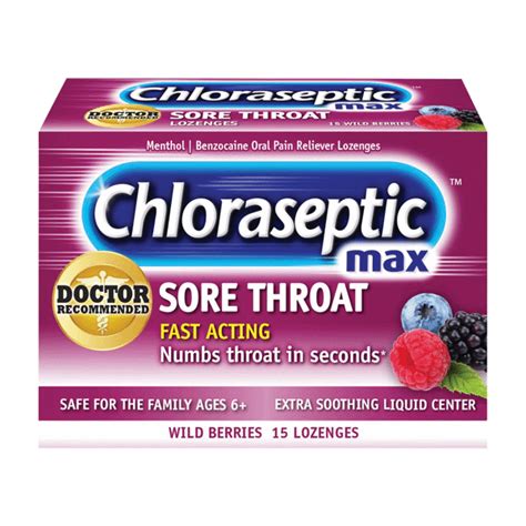 Chloraseptic MAX LC Wild Berry 15ct - PTL ONE