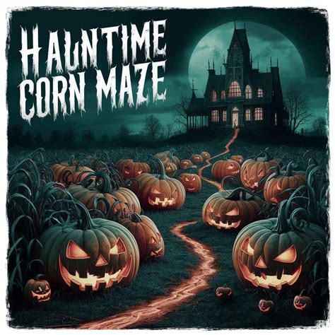 Entry 79 By Nahidbd1982 For Vibrant Haunted Corn Maze And Scarecrow