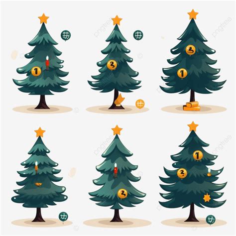 Find The Correct Shadow Of Christmas Tree Education Game For Preschool