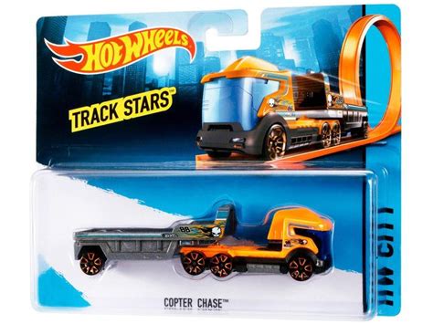 Caminh O Velocidade Na Pista Hot Wheels Copter Chase Track Stars Mattel Pistas Magazine Luiza