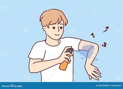 Mosquito Spray Icons Repellent Insect Bottles With Anti Gnat Sign