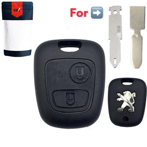 Корпус Автомобильного Ключа Ключ Peugeot 206 406 106 107 206 207 306 ...
