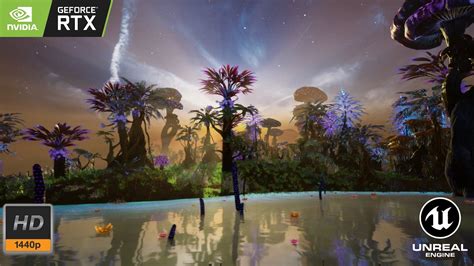 Unreal Engine Beautiful Tropical Alien Jungle Fantasy Forest