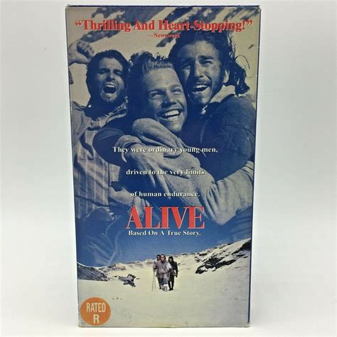 Alive Starring Ethan Hawke And Vincent Spano Vhs 1993 717951596031