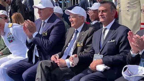 Mattarella Alla Manifestazione Per Anniversario Dell Aeronautica