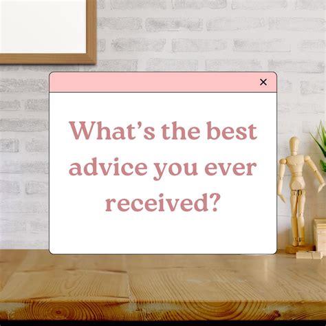 What’s the best advice you’ve ever received? 💬 Drop your wisdom in the ...