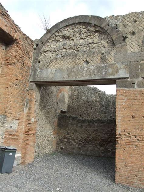 Vii Pompeii December Entrance Doorway Looking East