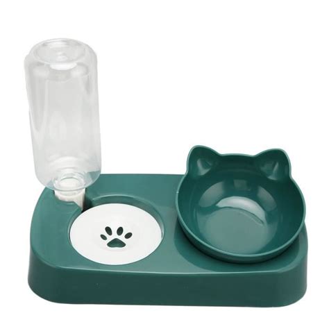 Gamelle Pour Chat Chien 2 En 1 Distributeur DEau Automatique