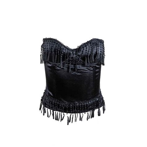 Korsage Mit Fransen Corsagen Club Hot Fashion Odretto Highheels