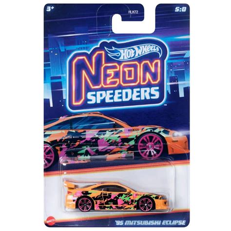 Ch I M H Nh Si U Xe Hot Wheels Neon Speeders Hrw Hlh Mitsubishi E Fahasa