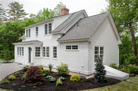 New Hampshire Greek Revival - Farmhouse - Exterior - boston - by Connor ...