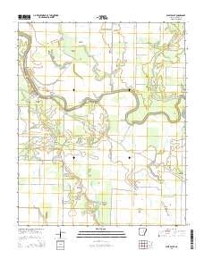 Bald Knob National Wildlife Refuge Topo Map in White County, Arkansas