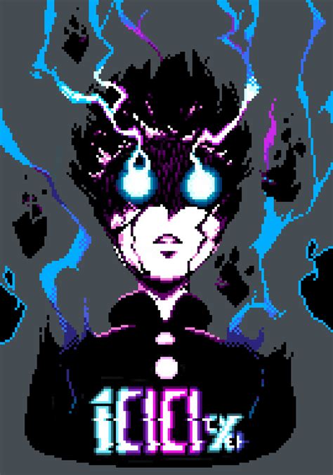 Artstation Pixel Art Mob Psycho 100