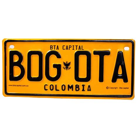 Placas Carro El Market Colombia