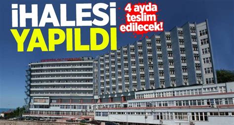 Zonguldak Atatürk Devlet Hastanesinin ihalesi yapıldı 4 ayda teslim