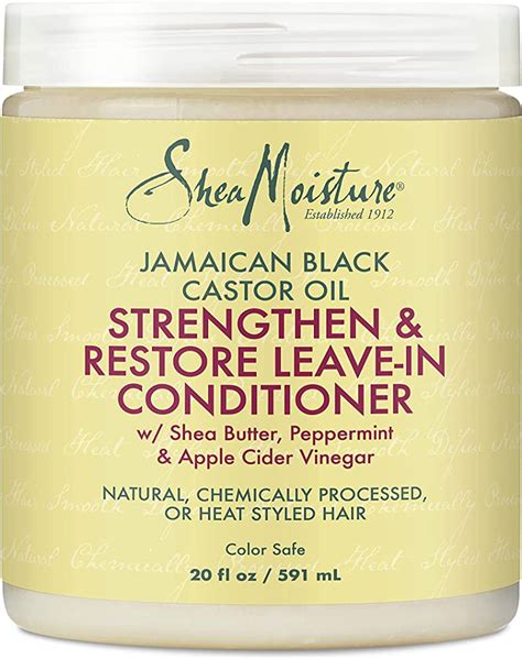 Shea Moisture Jamaican Black Castor Oil Strengthen And Restore Leave In