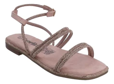 Sandalia Casual Piso Piedras Nude Dama