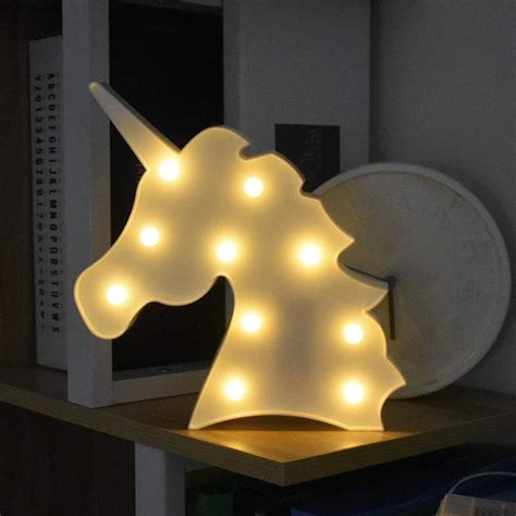 LED Unicornio Luces Nocturnas LED Mood Light Lámparas de Escritorio